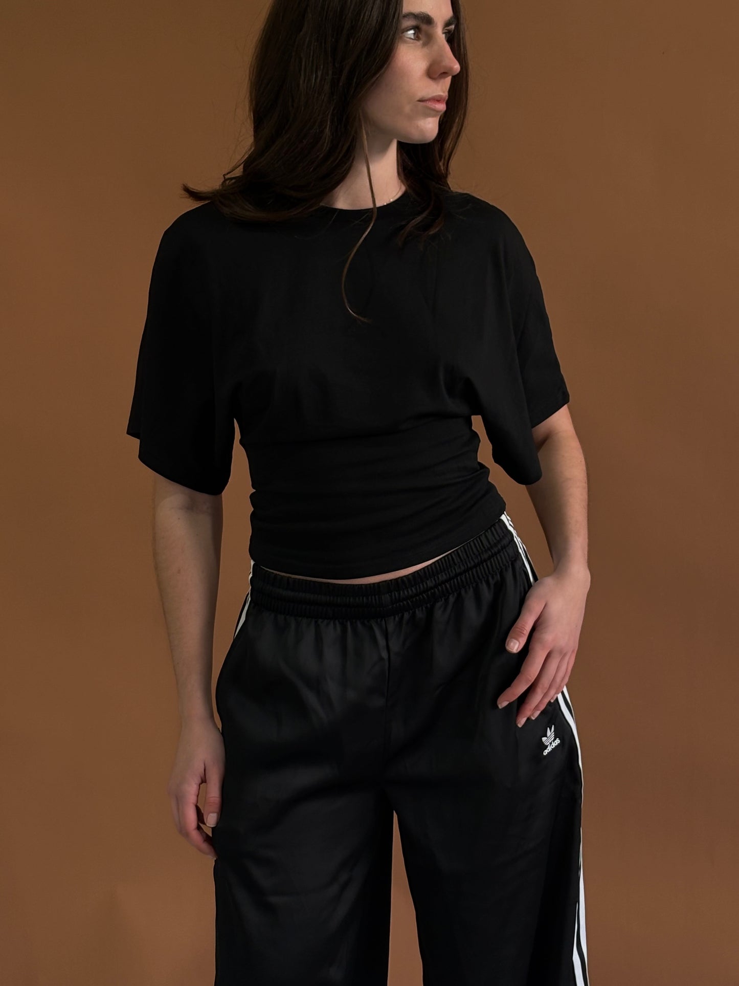 The Cinched Tee - Black