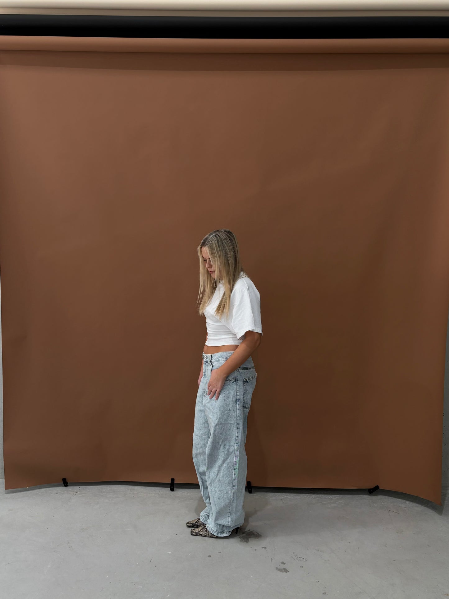 The Cinched Tee - White